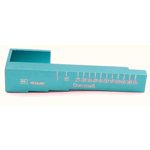 FEPS Tool Messlehre FE‑ML003 Aluminium türkis...